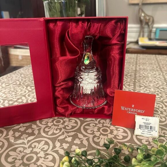 Waterford Lead Crystal 2015 Bell of Peace Decor Ornament NEW Stamped - Picture 1 of 9